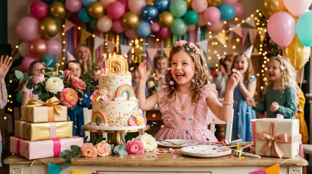 Celebration Birthday Wishes for Children Girl