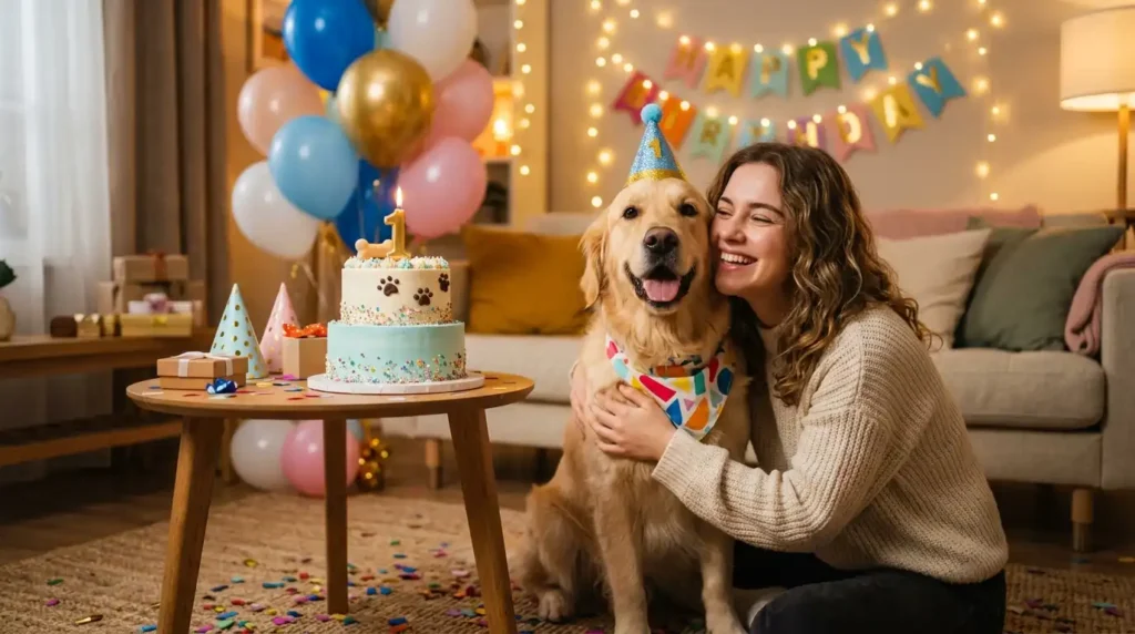 Celebration Dog Lover Birthday Wishes for Dog