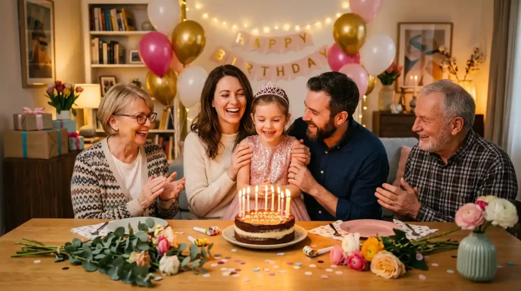 Family Birthday Wishes for Children Girl