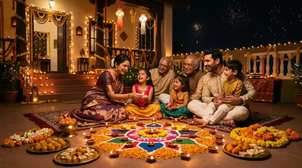 Family Deepavali Wishes in English