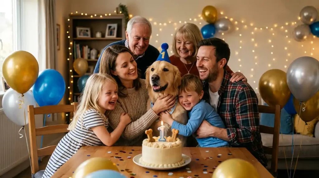 Family Dog Birthday Wishes
