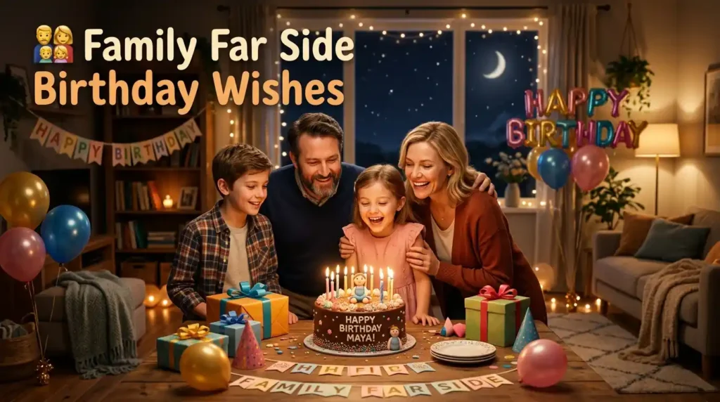 Family Far Side Birthday Wishes