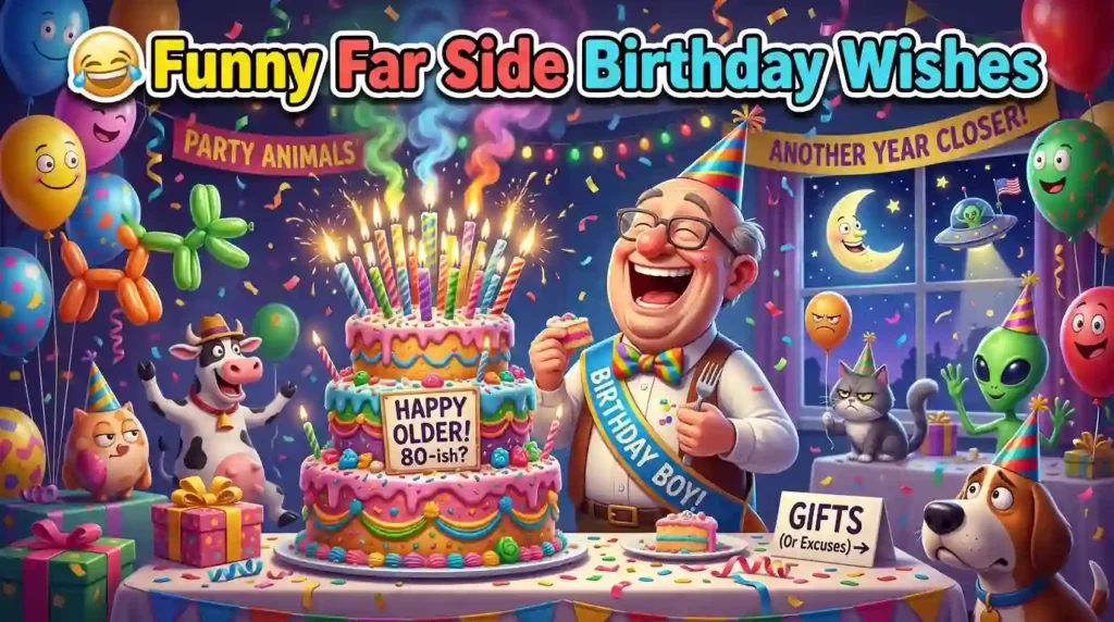 Funny Far Side Birthday Wishes