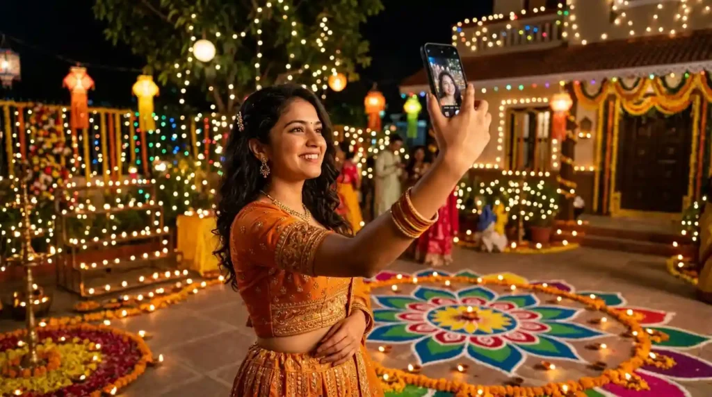 Social Media Caption Ideas for Deepavali Wishes
