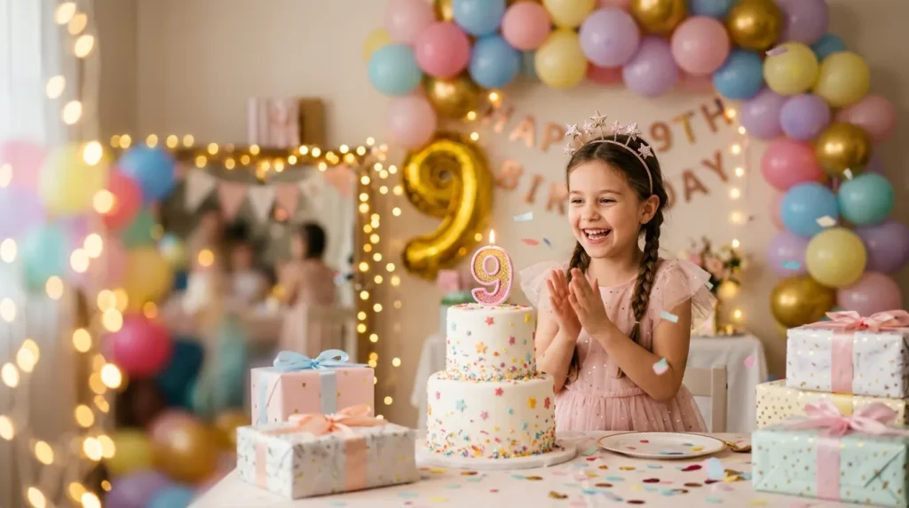 Celebration 9th Birthday Wishes