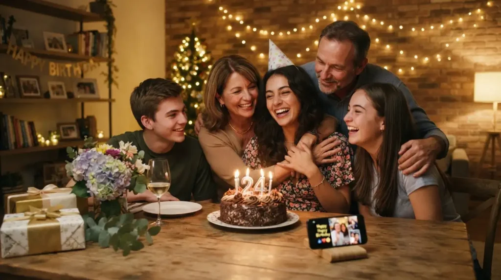 Family Reply to Birthday Wishes