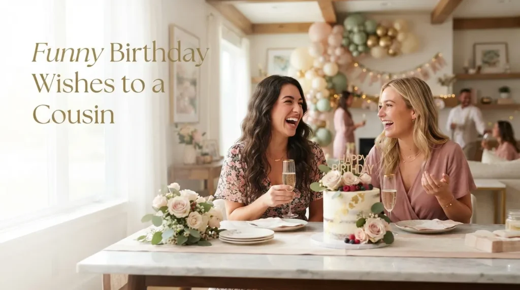 Funny Happy Birthday Wishes to a Cousin