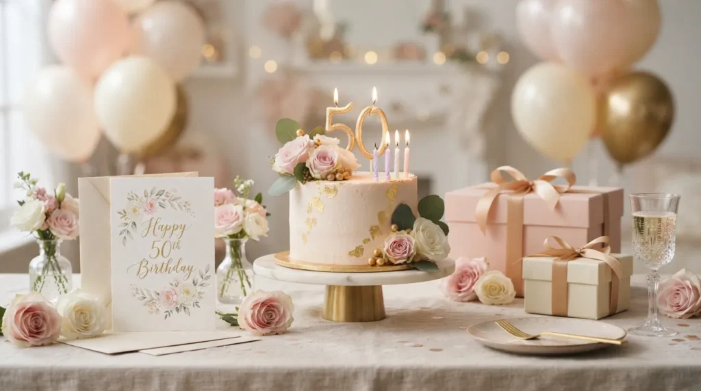 Short & Sweet 50th Birthday Greetings