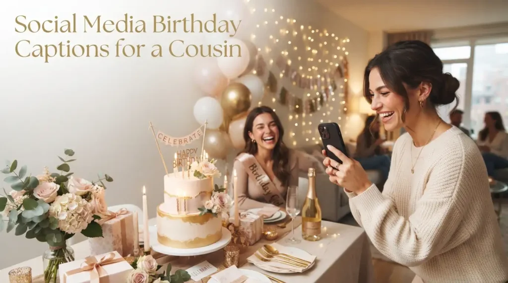 Social Media Birthday Captions for a Cousin