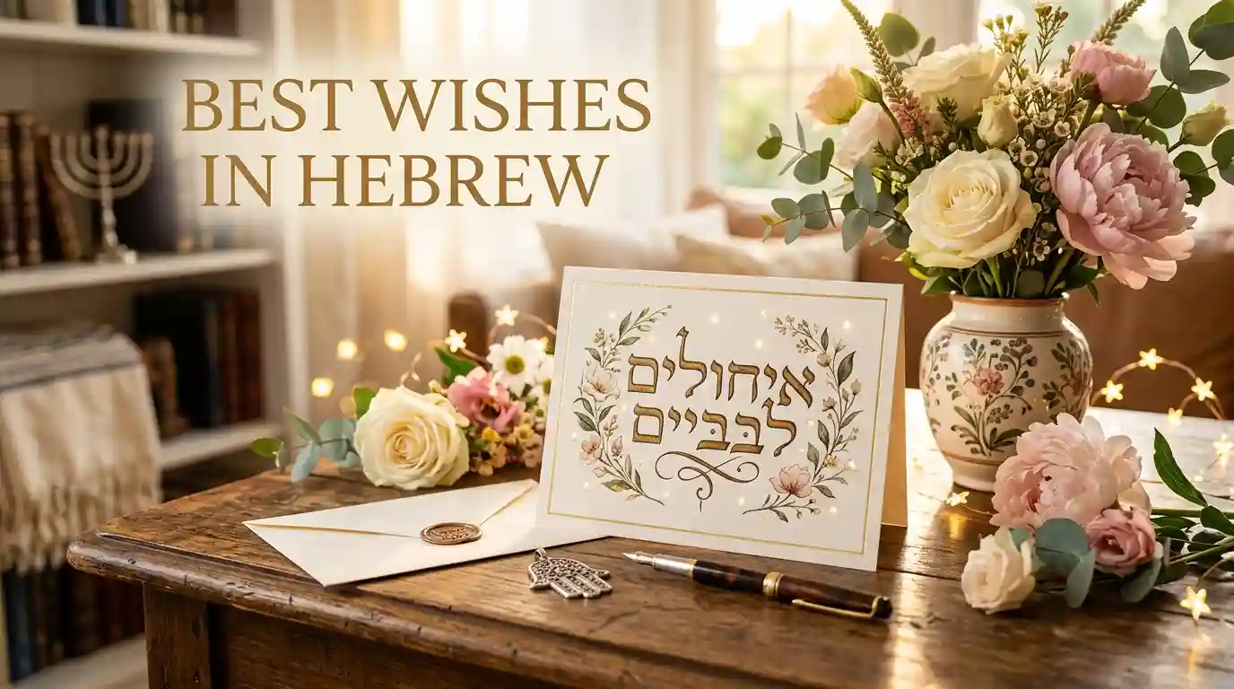 Best Wishes in Hebrew