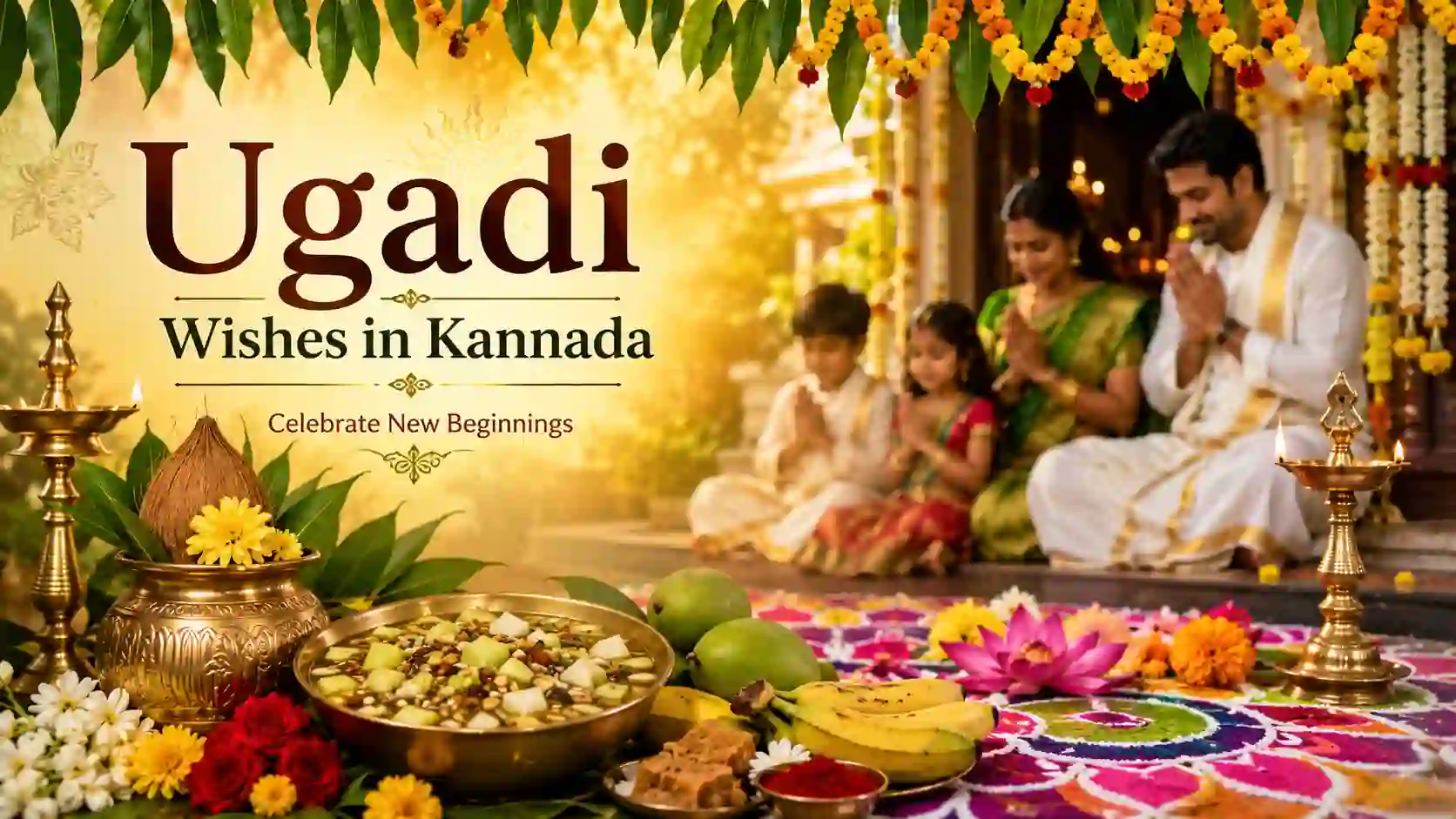 Ugadi Wishes in Kannada