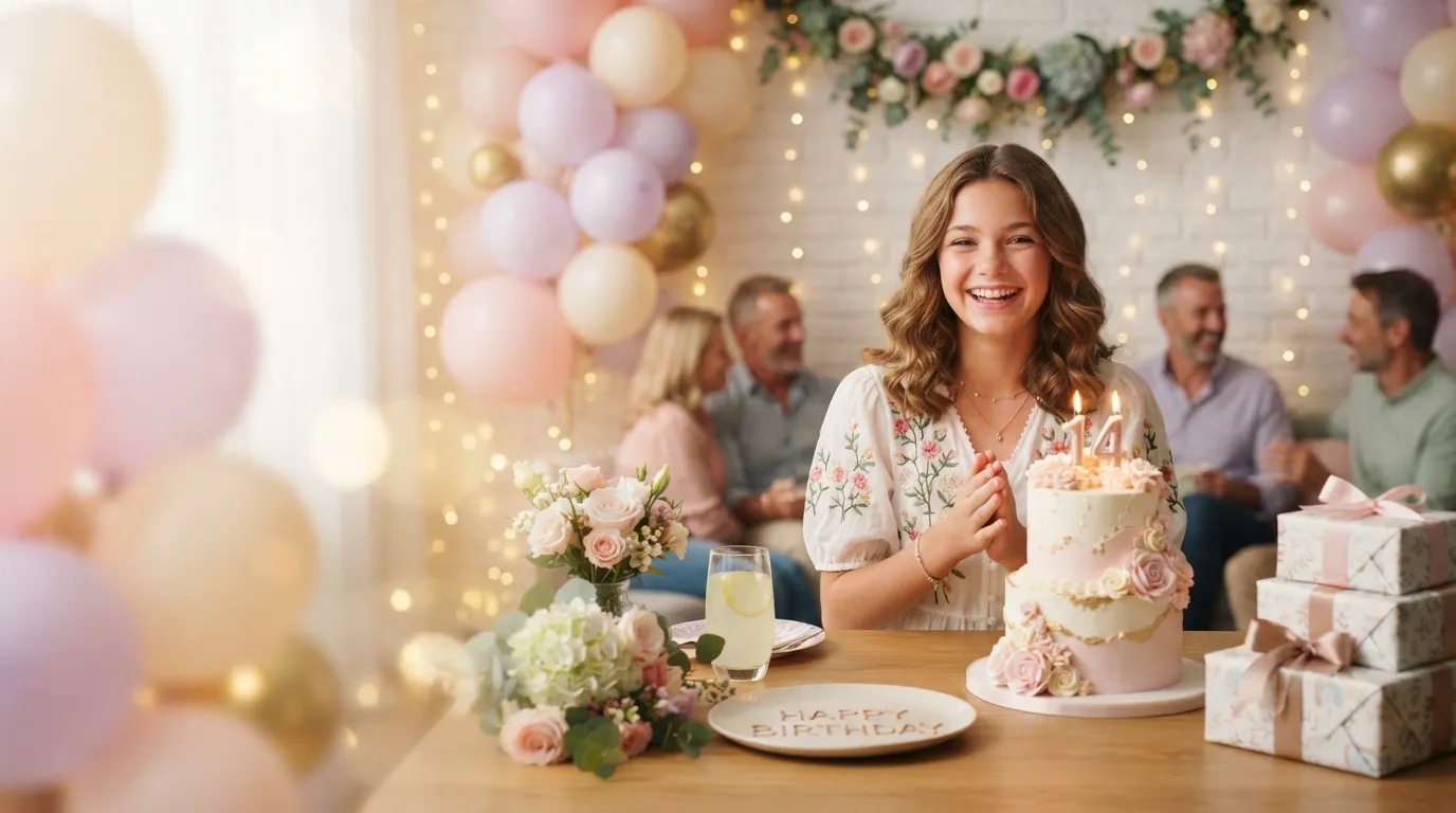 14th Birthday Wishes for Girl