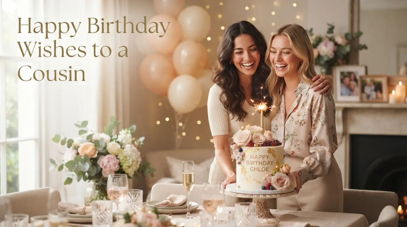 Happy Birthday Wishes to a Cousin